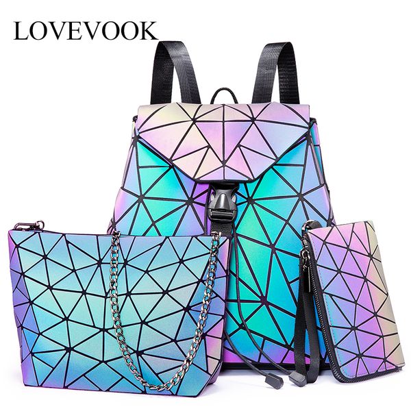 lovevook women backpack schoolbag foldable crossbody bag for ladies bag set 3 pcs purse geometric bag luminous color
lovevook women backpack schoolbag foldable crossbody bag for ladies bag set 3 pcs purse geometric bag luminous color