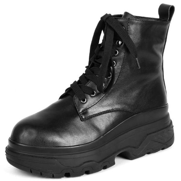 mobetty leather platform goth boots thick bottom gothic white women ankle booties velvet lady shoes flat platform botines mujer, Black
mobetty leather platform goth boots thick bottom gothic white women ankle booties velvet lady shoes flat platform botines mujer, Black