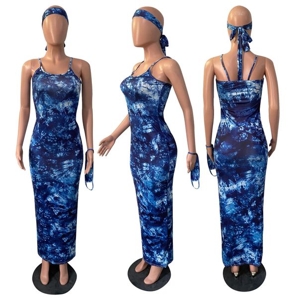 tie-dye sling dress mask and headscarf set women dresses fashion long dress maxiskit bodycon party designer clothes boutique cz1202c, White
tie-dye sling dress mask and headscarf set women dresses fashion long dress maxiskit bodycon party designer clothes boutique cz1202c, White