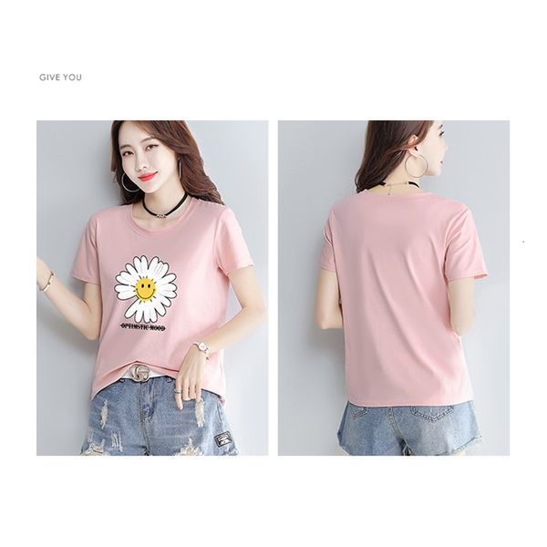 fashionable women's t shirt summer cotton material o- neck clothing k302f d0li, White
fashionable women's t shirt summer cotton material o- neck clothing k302f d0li, White