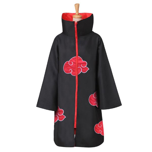 warm sale anime naruto robe of men's women's standing collar akatsuki jacket cosplay sasuchiha clothes, Black
warm sale anime naruto robe of men's women's standing collar akatsuki jacket cosplay sasuchiha clothes, Black