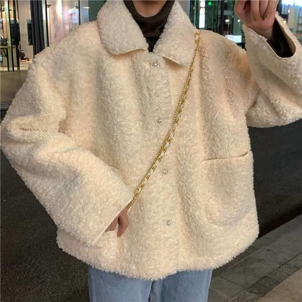 2020 winter clothes women coat warm velvet soft button jacket sweet coat ladies plush overcoat pocket casual outerwear, Black
2020 winter clothes women coat warm velvet soft button jacket sweet coat ladies plush overcoat pocket casual outerwear, Black