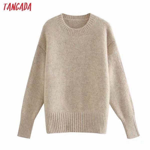 tangada winter 2020 women wool sweater cashmere knitted pullover sweater round neck jumper lj201114, White;black
tangada winter 2020 women wool sweater cashmere knitted pullover sweater round neck jumper lj201114, White;black