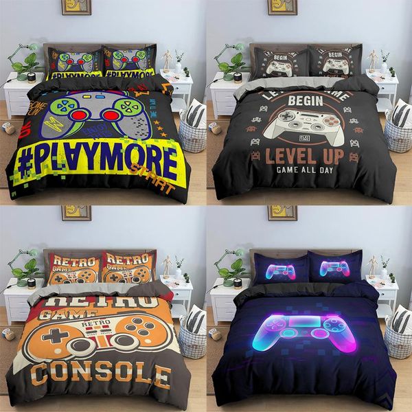 bedding sets gamepad pattern set size duvet cover personality black comforter bed housse de couette bedclothes
bedding sets gamepad pattern set size duvet cover personality black comforter bed housse de couette bedclothes
