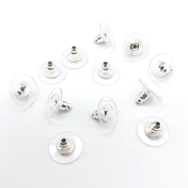 50pcs/lot stainless steel hypoallergenic 11x6mm bullet silicone earring back ser ear nut for diy jewelry making components, Blue;slivery
50pcs/lot stainless steel hypoallergenic 11x6mm bullet silicone earring back ser ear nut for diy jewelry making components, Blue;slivery