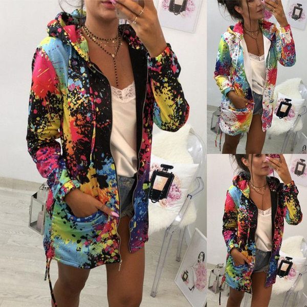 hirigin colorful women jacket long length style hooded women girls jacket autumn outwear zip up biker flight clothes1, Black;brown
hirigin colorful women jacket long length style hooded women girls jacket autumn outwear zip up biker flight clothes1, Black;brown