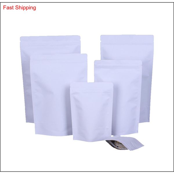 zipper white kraft aluminizing pouch stand up kraft paper aluminium foil bag resealable zip lock grip seal food grad qylndh bde_luck 
zipper white kraft aluminizing pouch stand up kraft paper aluminium foil bag resealable zip lock grip seal food grad qylndh bde_luck