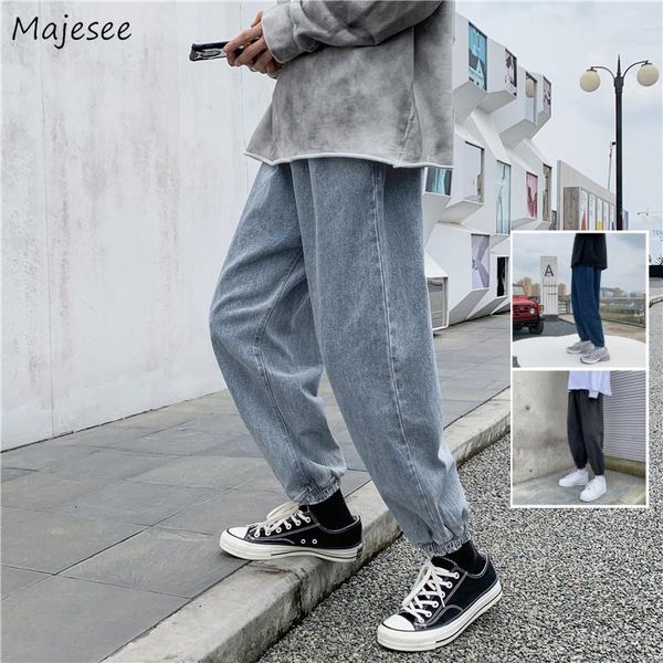 men jeans plus size 3xl solid harem ankle length denim trousers male simple casual all-match loose cozy korean style streetwear, Blue
men jeans plus size 3xl solid harem ankle length denim trousers male simple casual all-match loose cozy korean style streetwear, Blue