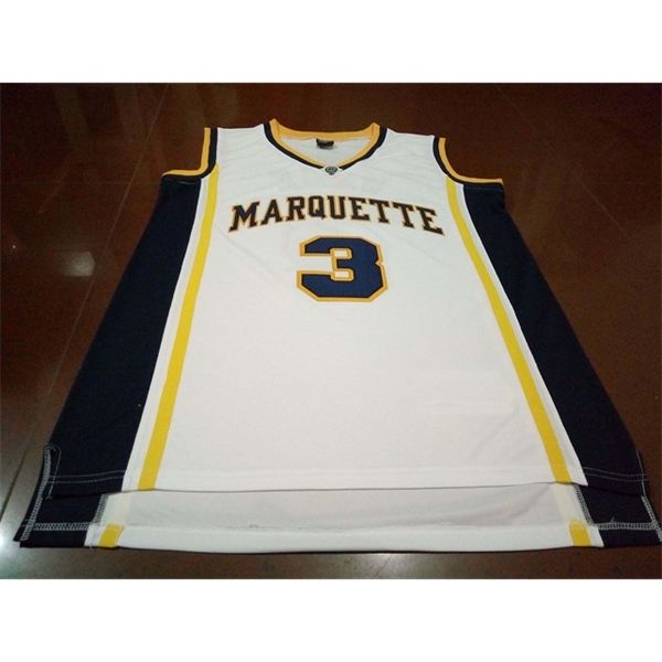 custom 604 youth women vintage #3 dywane wade marquette college basketball jersey size s-4xl or custom any name or number jersey, Black
custom 604 youth women vintage #3 dywane wade marquette college basketball jersey size s-4xl or custom any name or number jersey, Black