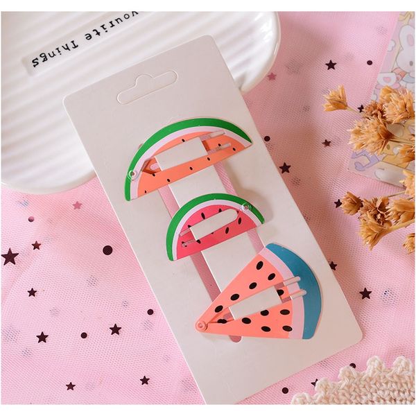 3pcs kids hair clips fruit pine hairpins children paint bb hairpin color metal barrettes headwear girl styling accessories wmtjtb
3pcs kids hair clips fruit pine hairpins children paint bb hairpin color metal barrettes headwear girl styling accessories wmtjtb