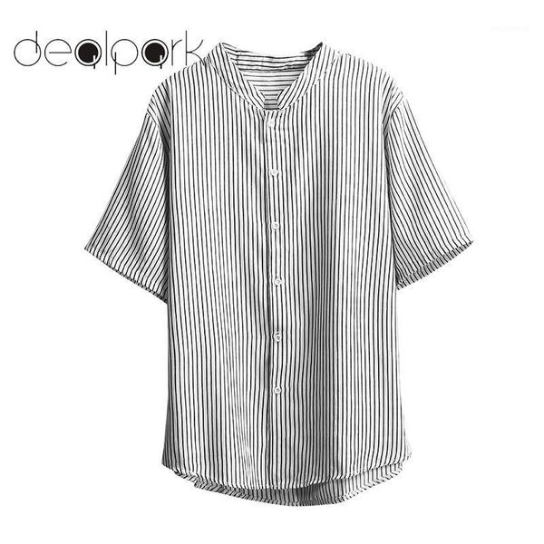 men striped shirt short sleeves stand collar buttons front vintage holiday beach tees casual 4xl large size shirts1, White;black
men striped shirt short sleeves stand collar buttons front vintage holiday beach tees casual 4xl large size shirts1, White;black