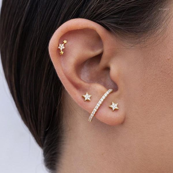 stud 925 sterling silver geometric 5mm small star earring rainbow colorful cz delicate dainty fashion stacking cute tiny jewelry1, Golden;silver
stud 925 sterling silver geometric 5mm small star earring rainbow colorful cz delicate dainty fashion stacking cute tiny jewelry1, Golden;silver