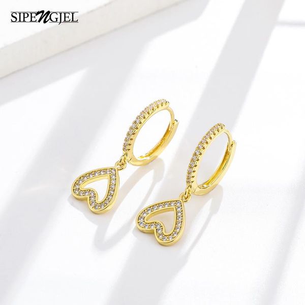 new fashion cubic zircon simple hollow peach heart drop earrings heart love earrings for girl jewelry 2021, Golden;silver
new fashion cubic zircon simple hollow peach heart drop earrings heart love earrings for girl jewelry 2021, Golden;silver