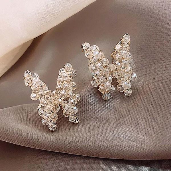 fashion cubic zirconia cz zircon crystal butterfly stud earrings for women personality dainty butterfly earrings jewelry, Golden;silver
fashion cubic zirconia cz zircon crystal butterfly stud earrings for women personality dainty butterfly earrings jewelry, Golden;silver