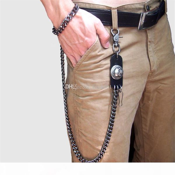 mens black gun extra long wallet chains thick metal cuban curb links keychain black leather skull jeans chunky biker chain -70cm, Slivery;golden
mens black gun extra long wallet chains thick metal cuban curb links keychain black leather skull jeans chunky biker chain -70cm, Slivery;golden
