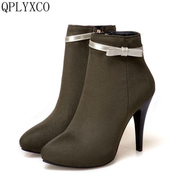 qplyxco 2021 fashion big size 31-50 genuine leather ankle boot short women pointed toe high heels wedding party shoes t2-5, Black
qplyxco 2021 fashion big size 31-50 genuine leather ankle boot short women pointed toe high heels wedding party shoes t2-5, Black