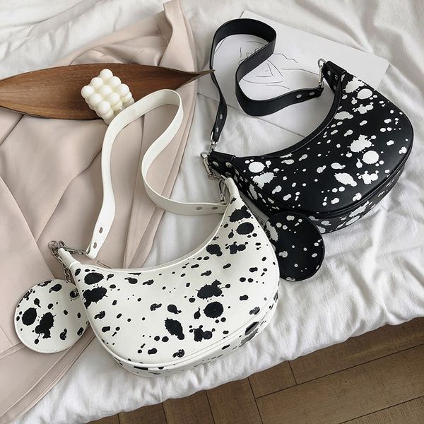 women fashion cow milk print handbag totes female casual underarm shoulder bags popular simple female daily bag
women fashion cow milk print handbag totes female casual underarm shoulder bags popular simple female daily bag