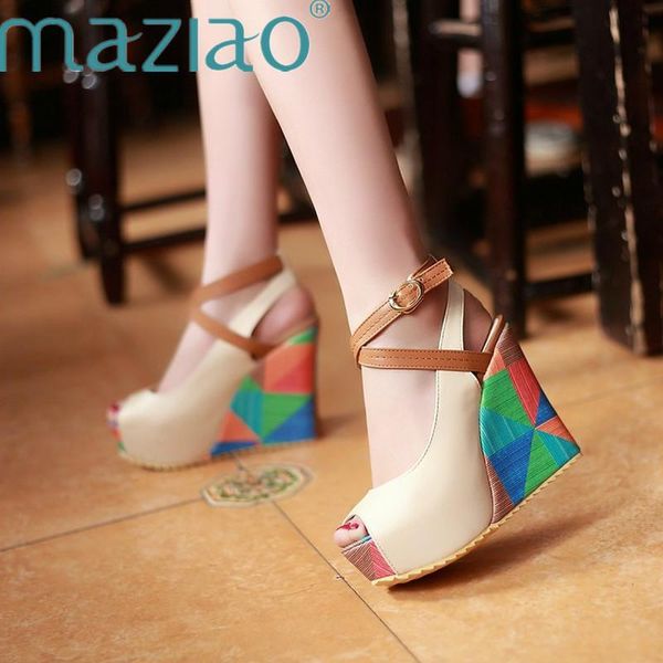 2021 cross-strap wedges shoes women sandals buckle peep toe platform shoes summer fashion popular summer sandals maziao, Black
2021 cross-strap wedges shoes women sandals buckle peep toe platform shoes summer fashion popular summer sandals maziao, Black
