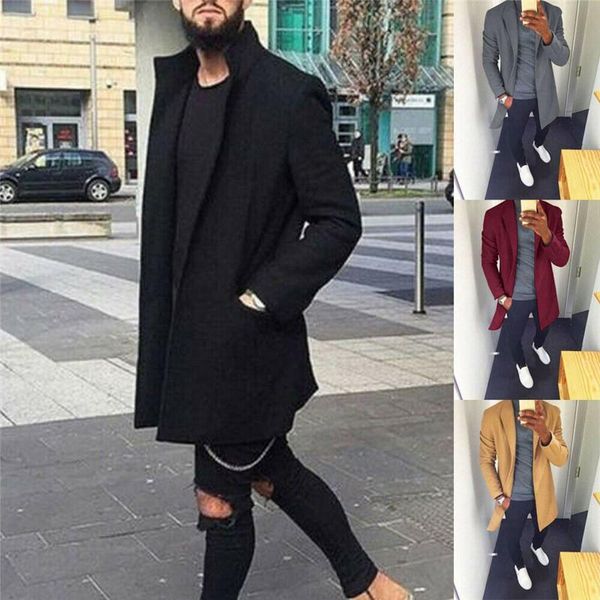 men's jackets cool men winter warm jacket coat trench long overcoat wool outwear retro smart casual windbreaker plus size m-3xl, Black;brown
men's jackets cool men winter warm jacket coat trench long overcoat wool outwear retro smart casual windbreaker plus size m-3xl, Black;brown