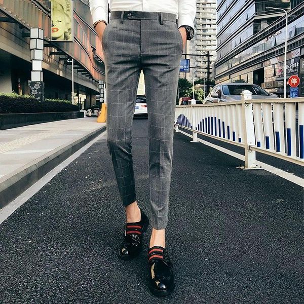 2020 plaid pants korean nine point pants casual men's trousers leggings men's slim leggings men1, White;black
2020 plaid pants korean nine point pants casual men's trousers leggings men's slim leggings men1, White;black