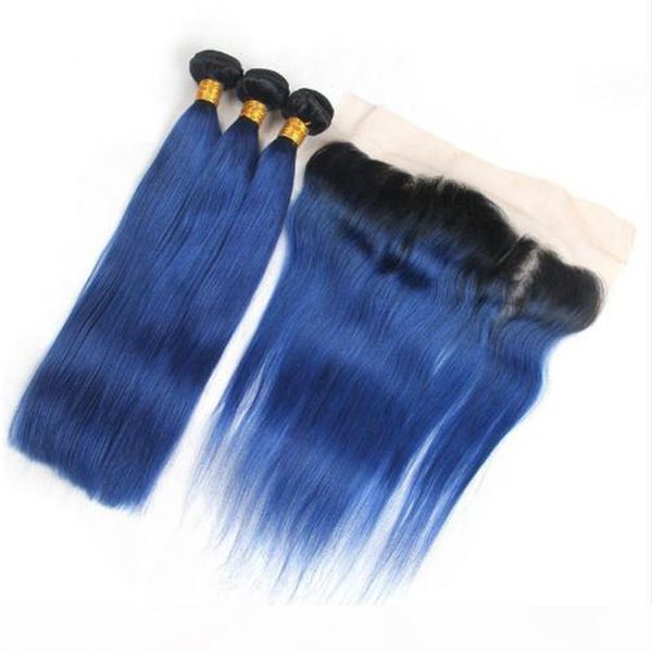 virgin peruvian ombre blue human hair 3 bundle deals with full lace frontal 13x4 silky straight #1b blue ombre weave bundles with frontal, Black;brown
virgin peruvian ombre blue human hair 3 bundle deals with full lace frontal 13x4 silky straight #1b blue ombre weave bundles with frontal, Black;brown