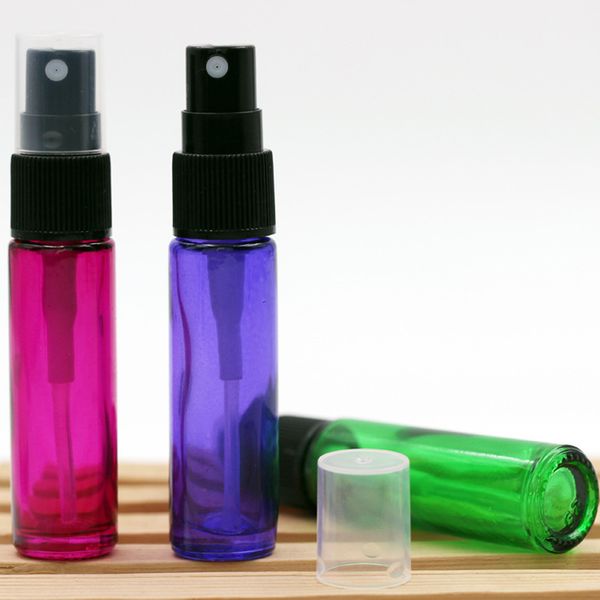 10ml colorful green purple black glass spray bottles refillable perfume atomizer vials travel mist sprayer
10ml colorful green purple black glass spray bottles refillable perfume atomizer vials travel mist sprayer