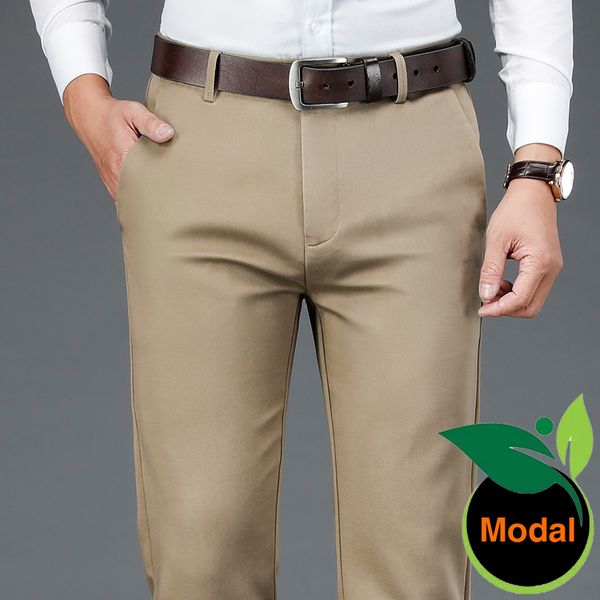 2020 autumn new modal cotton strain casual straight from businessmen fashion khaki loose trousers brand, Black
2020 autumn new modal cotton strain casual straight from businessmen fashion khaki loose trousers brand, Black