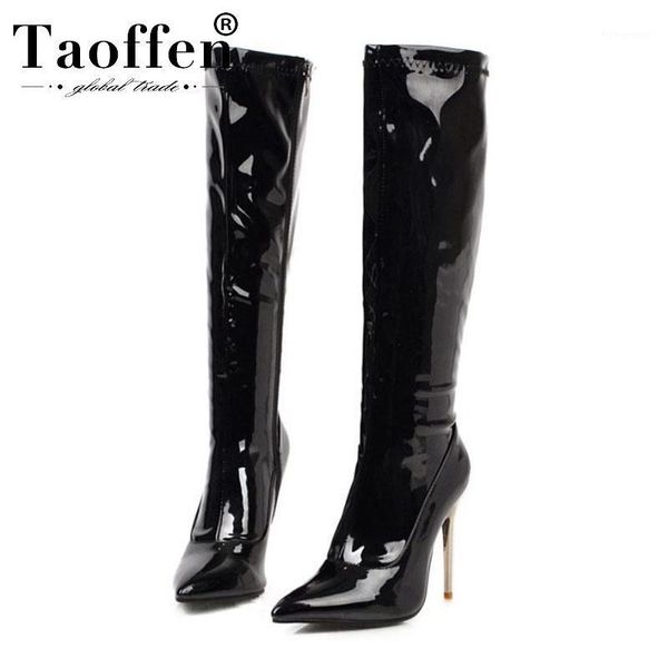 boots taoffen plus size 34-48 women knee high zipper thin heels winter pointed toe party shoes botas footwear1, Black
boots taoffen plus size 34-48 women knee high zipper thin heels winter pointed toe party shoes botas footwear1, Black