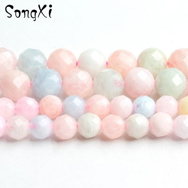 6/8mm 7.5'' natural faceted morganite stone beads for jewelry making diy bracelet necklace round loose colorful stone beads
6/8mm 7.5'' natural faceted morganite stone beads for jewelry making diy bracelet necklace round loose colorful stone beads