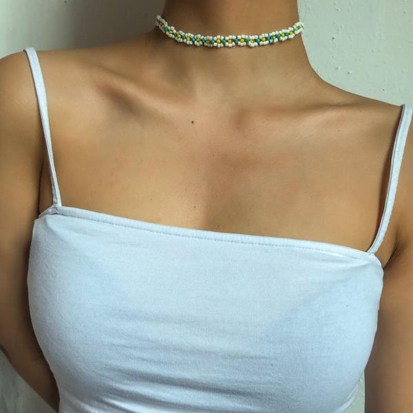 chokers seed beads flower necklacee necklaces colorful clavicle chain collar 2021 fashion short necklaceee women gift party jewelry, Golden;silver
chokers seed beads flower necklacee necklaces colorful clavicle chain collar 2021 fashion short necklaceee women gift party jewelry, Golden;silver