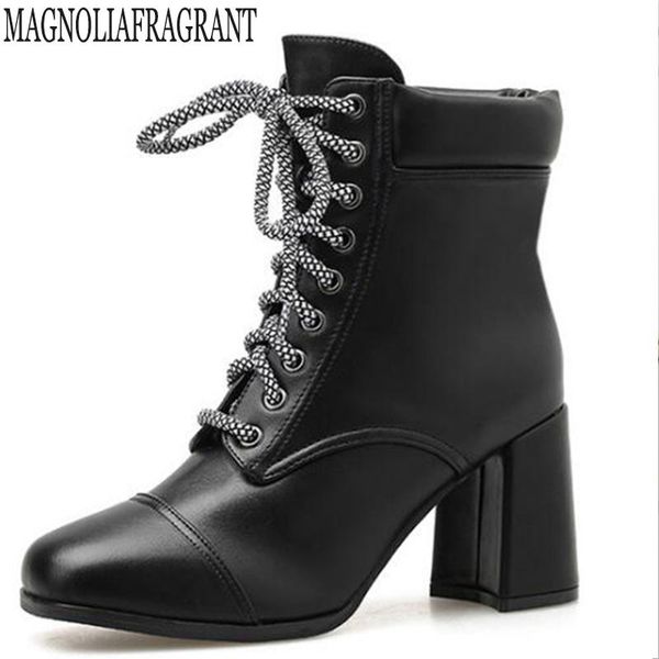 new fashion Boots Women Winter Shoes Woman High Heel Lace Up Ankle Boots Wild single Women Shoes zapatos de mujer y813, Black
new fashion Boots Women Winter Shoes Woman High Heel Lace Up Ankle Boots Wild single Women Shoes zapatos de mujer y813, Black