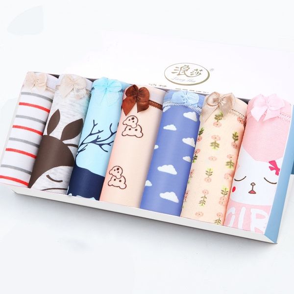 langsha 7pcs/lot underwear women week days panties cotton briefs everyday cute print lady girls lingerie plus size xxxl y200425, Black;pink
langsha 7pcs/lot underwear women week days panties cotton briefs everyday cute print lady girls lingerie plus size xxxl y200425, Black;pink