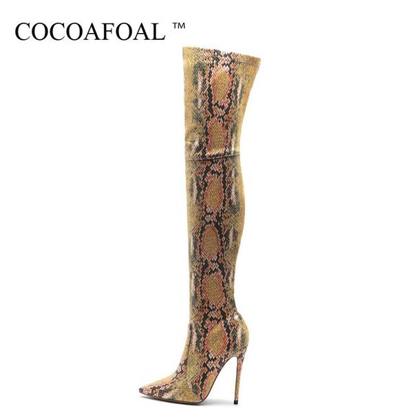 boots cocoafoal snakeskin women's over the knee woman high heel botas thigh fashion shoes 2021, Black
boots cocoafoal snakeskin women's over the knee woman high heel botas thigh fashion shoes 2021, Black