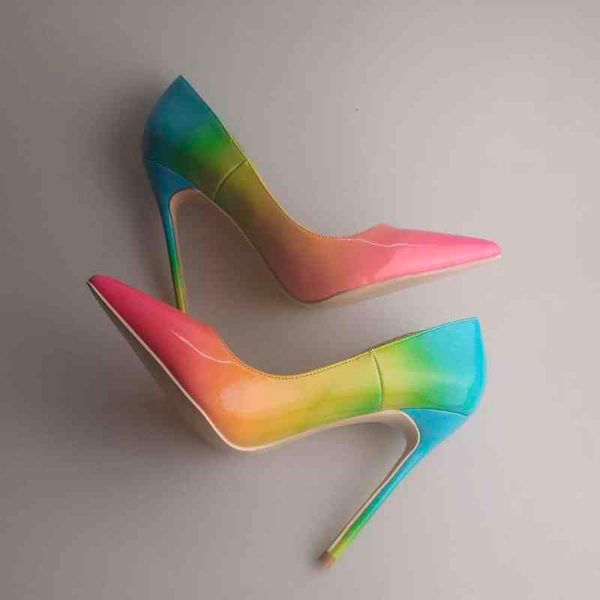 fee women pumps rainbow multi color patent leather pointed toe high heels bride wedding shoes real po, Black
fee women pumps rainbow multi color patent leather pointed toe high heels bride wedding shoes real po, Black