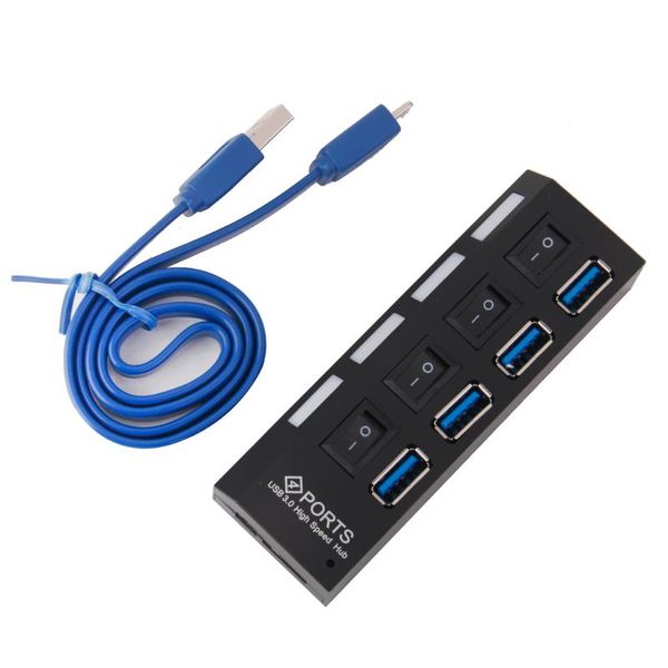usb 3.0 hub 4 port high super speed adapter cable with switch compatible for pc laptop
usb 3.0 hub 4 port high super speed adapter cable with switch compatible for pc laptop