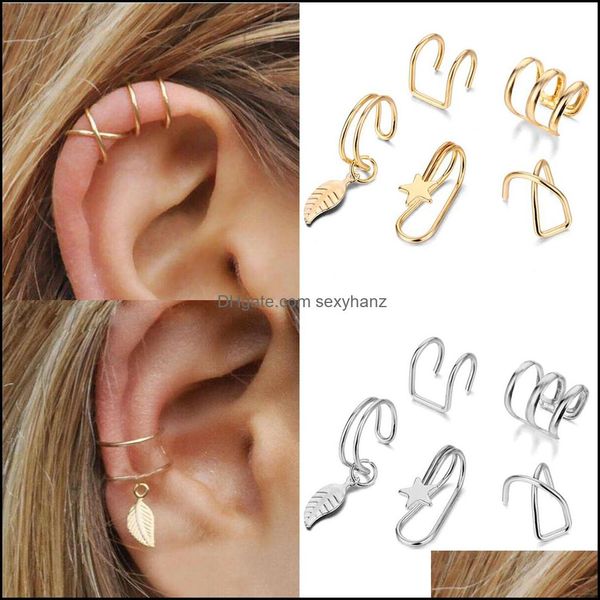 charm earrings jewelry gold star leaves non-piercing ear clip for women men simple fake cartilage cuff doreille drop delivery 2021 5gomp, Golden
charm earrings jewelry gold star leaves non-piercing ear clip for women men simple fake cartilage cuff doreille drop delivery 2021 5gomp, Golden