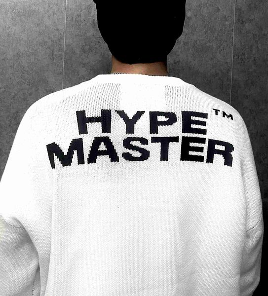 men's sweaters slashee & hypemaster co branded chaopai high street basic sweater loose lazy style pullover sweater, White;black
men's sweaters slashee & hypemaster co branded chaopai high street basic sweater loose lazy style pullover sweater, White;black