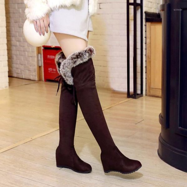 boots 2021 women over the knee high wedges heels winter shoes round toe elastic fabric size 33-431, Black
boots 2021 women over the knee high wedges heels winter shoes round toe elastic fabric size 33-431, Black
