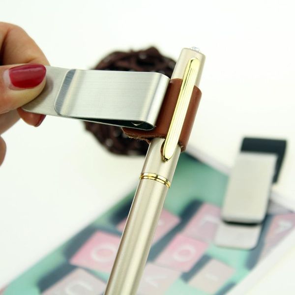 1pcs set creative custom notebook clip genuine leather notebook notebook metal pen holder paper folder 1pcs set creative h wmtjme
1pcs set creative custom notebook clip genuine leather notebook notebook metal pen holder paper folder 1pcs set creative h wmtjme