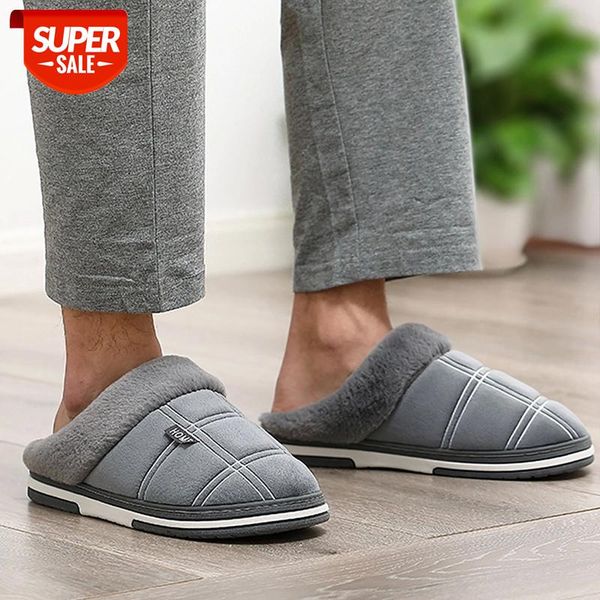 large size 50/51 home slippers men gingham cotton slippers indoor winter warm plush non-slip thick-soled soft slippers male #r57v, Black
large size 50/51 home slippers men gingham cotton slippers indoor winter warm plush non-slip thick-soled soft slippers male #r57v, Black