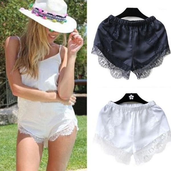 2018 women the short pants elastic anti chafing lace thigh sock middle waist lace short pants mini shorts1, White;black
2018 women the short pants elastic anti chafing lace thigh sock middle waist lace short pants mini shorts1, White;black