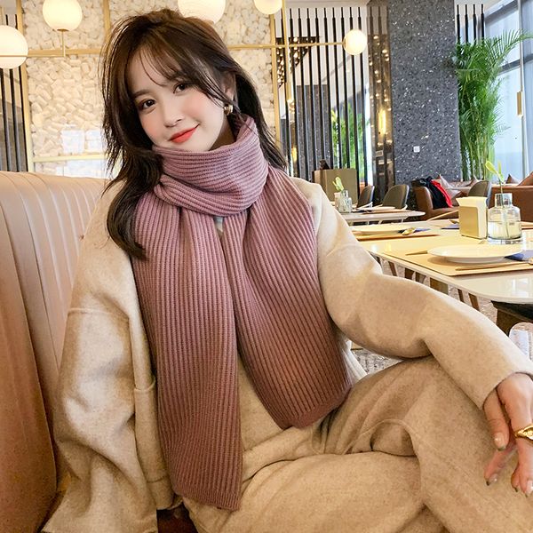 2021 new autumn and winter monochrome woolen knitted women's warm long scarf gift n3g6, Blue;gray
2021 new autumn and winter monochrome woolen knitted women's warm long scarf gift n3g6, Blue;gray