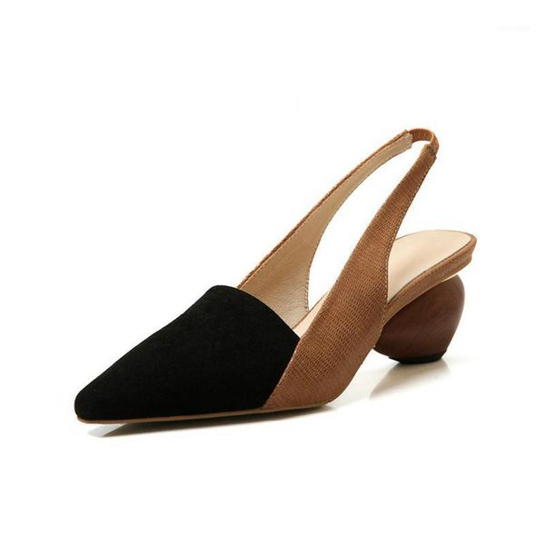 dress shoes women genuine leather plus size 22-26.5cm length slingbacks pumps strange style sexty ladies party1, Black
dress shoes women genuine leather plus size 22-26.5cm length slingbacks pumps strange style sexty ladies party1, Black