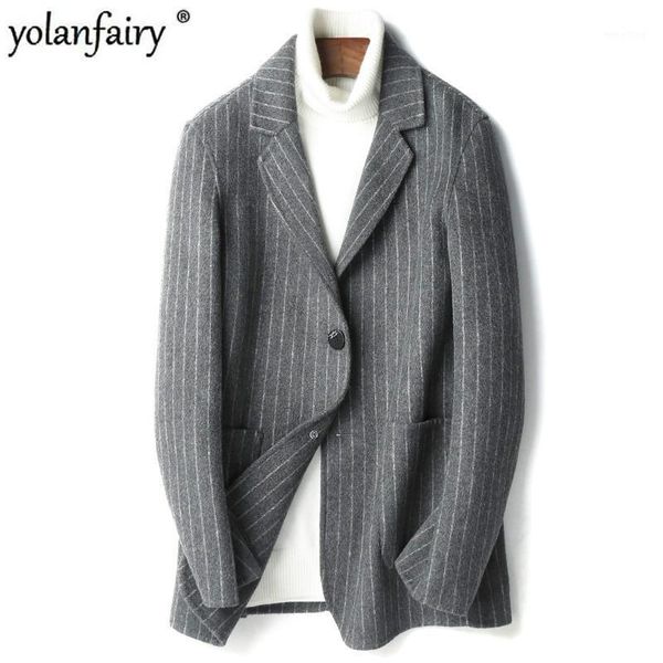 yolanfairy double faced wool jacket men autumn winter warm coat plus size blazer de hombre 2020 d-19-00818-2 mf6361, Black
yolanfairy double faced wool jacket men autumn winter warm coat plus size blazer de hombre 2020 d-19-00818-2 mf6361, Black