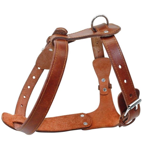 genuine leather dog harness brown 16\"-30\" chest adjustable straps for walking training medium large dogs pitbull boxer sqcefd
genuine leather dog harness brown 16\"-30\" chest adjustable straps for walking training medium large dogs pitbull boxer sqcefd