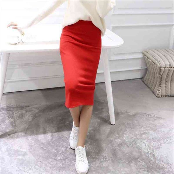 Autumn Spring Bodycon Skirt Women Stretchable Split Skirt Midi Slim Pencil Skirts For Female Sexy Chic Knit, Black
Autumn Spring Bodycon Skirt Women Stretchable Split Skirt Midi Slim Pencil Skirts For Female Sexy Chic Knit, Black