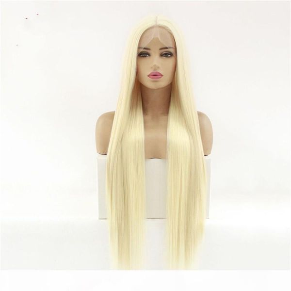 30 inch 613# blonde full straight synthetic remy hair lace front wigs simulation human hair perruques de cheveux humains wig, Black
30 inch 613# blonde full straight synthetic remy hair lace front wigs simulation human hair perruques de cheveux humains wig, Black