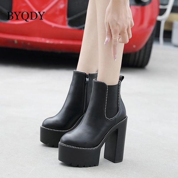 byqdy women platform combat boots chunky block high heel rivets punk shoes gothic rivet ankle motorcycle shoes side zip, Black
byqdy women platform combat boots chunky block high heel rivets punk shoes gothic rivet ankle motorcycle shoes side zip, Black