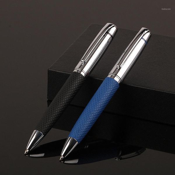 ballpoint pen 0.7mm metal+leather blue/black pu leather luxury roller pen business writing office school supplies1, Blue;orange
ballpoint pen 0.7mm metal+leather blue/black pu leather luxury roller pen business writing office school supplies1, Blue;orange