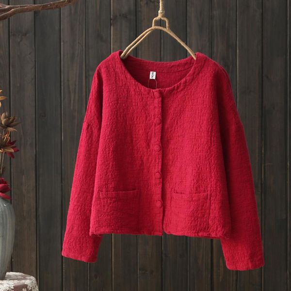 women's jackets national wind spring and autumn loose long-sleeved cardigan jacket wild female short paragraph sweater coat thin sectio, Black;brown
women's jackets national wind spring and autumn loose long-sleeved cardigan jacket wild female short paragraph sweater coat thin sectio, Black;brown